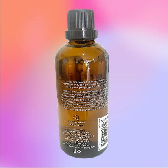 JURLIQUE Rose Body Oil 100 Ml 3.3 fl Oz NIB